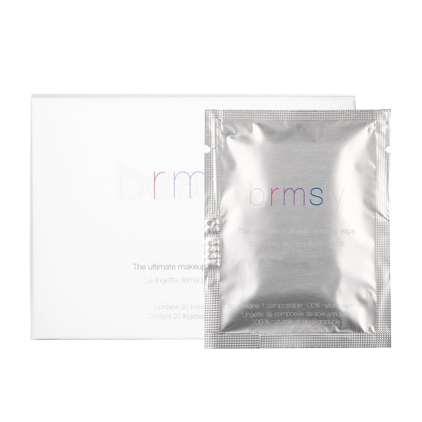 RMS Beauty Makeup Remover Wipes - Organic Coconut Oil Makeup Remover Oil Based Makeup Remover Face Wash & Eye Makeup Remover Make Up Wipes for Face