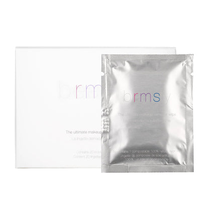 RMS Beauty Makeup Remover Wipes - Organic Coconut Oil Makeup Remover Oil Based Makeup Remover Face Wash & Eye Makeup Remover Make Up Wipes for Face